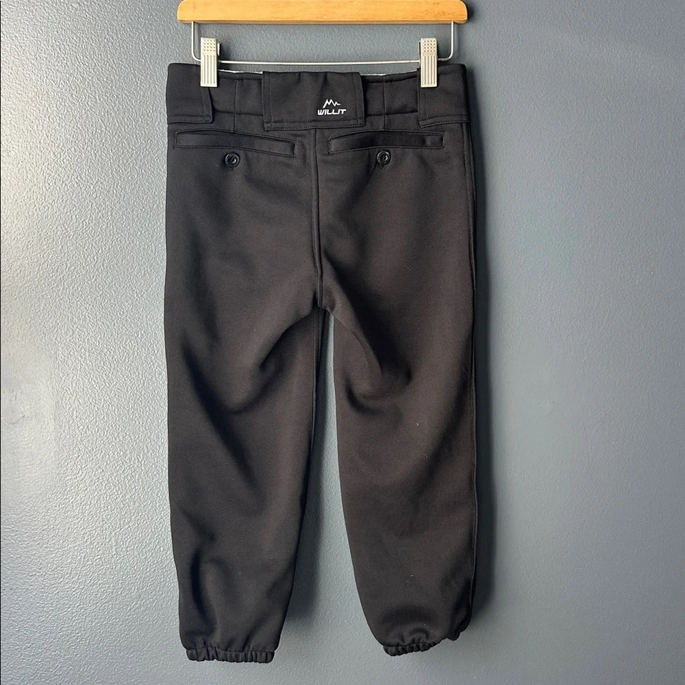 🥎 WILLIT youth softball pants utility pants size medium youth black EUC